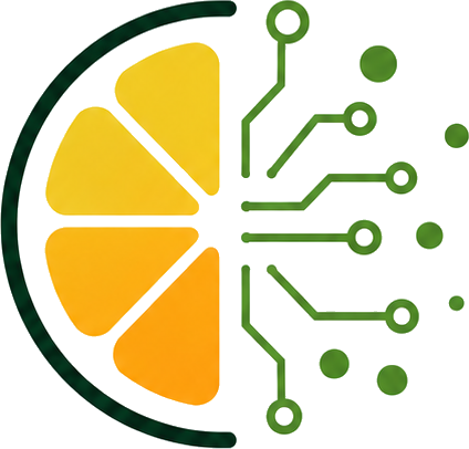 Pictogramme citrus-lab — agrume et circuits numériques